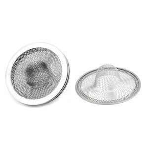 Metal Bathroom Basin Sink Drain Filter Strainer Basket 71mm Dia 6pcs
